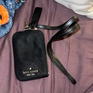 kate spade card holder and lanyard